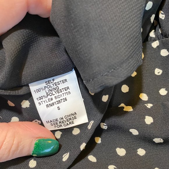 Wild Honey Long Sleeve Spot Me Mini Dress in Black - Picture 7 of 10